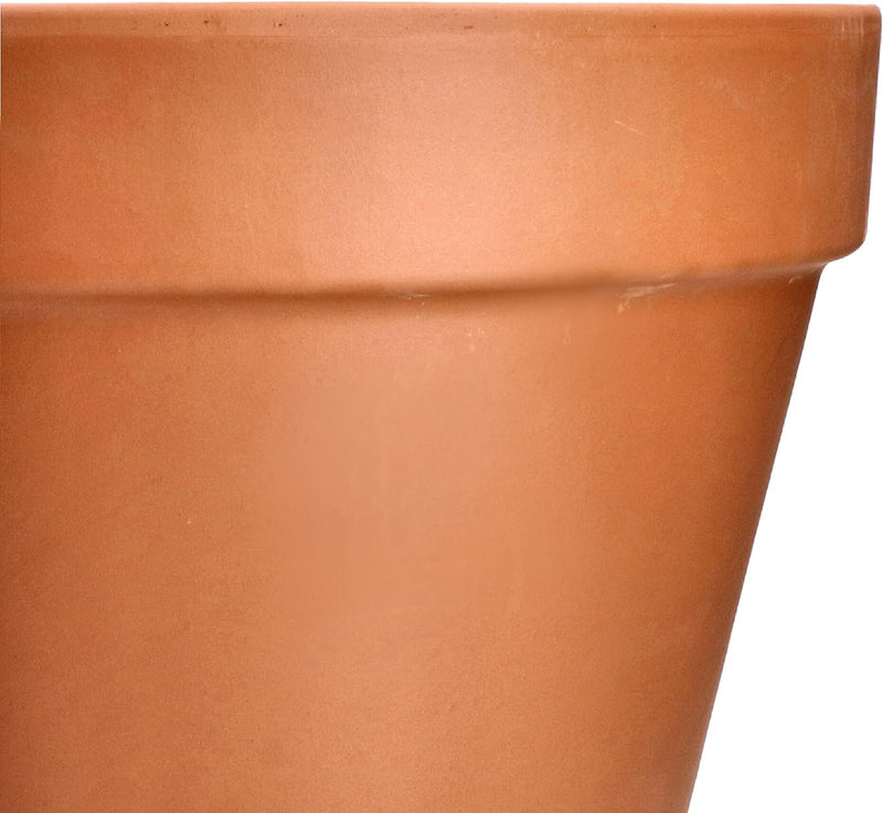 KOTARBAU® 12er Set Blumentopf aus Terrakotta ⌀ 9 cm Übertopf mit Rand für Innenräume und Gärten, Ter
