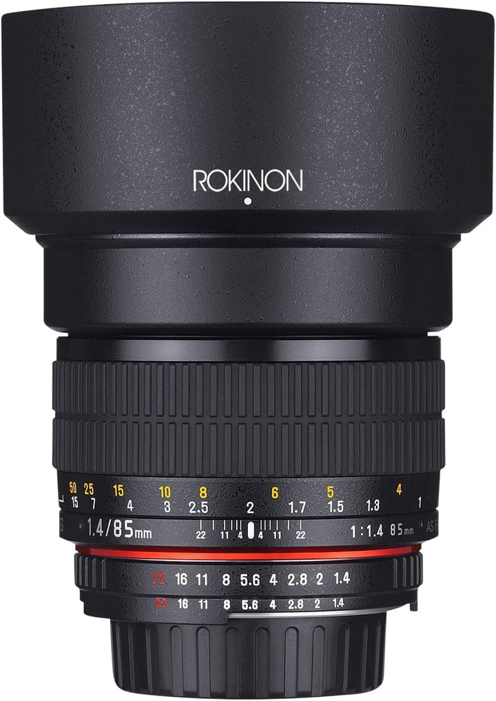 Rokinon 85 mm F1.4 asphärisches Objektiv für MFT Micro Four Thirds, Micro Four Thirds