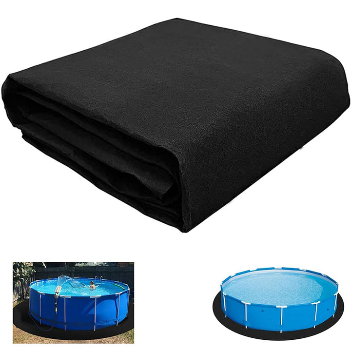 DriSubt 12 Fuss Runder Pool-Liner-Pad für oberirdische Pools, langlebig, um Durchbrüche zu verhinder