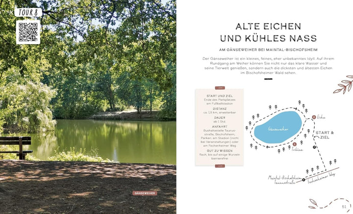 Auszeiten für die Seele im Rhein-Main-Gebiet: 33 Orte zum Innehalten, Lauschen und Aufblühen, Tasche