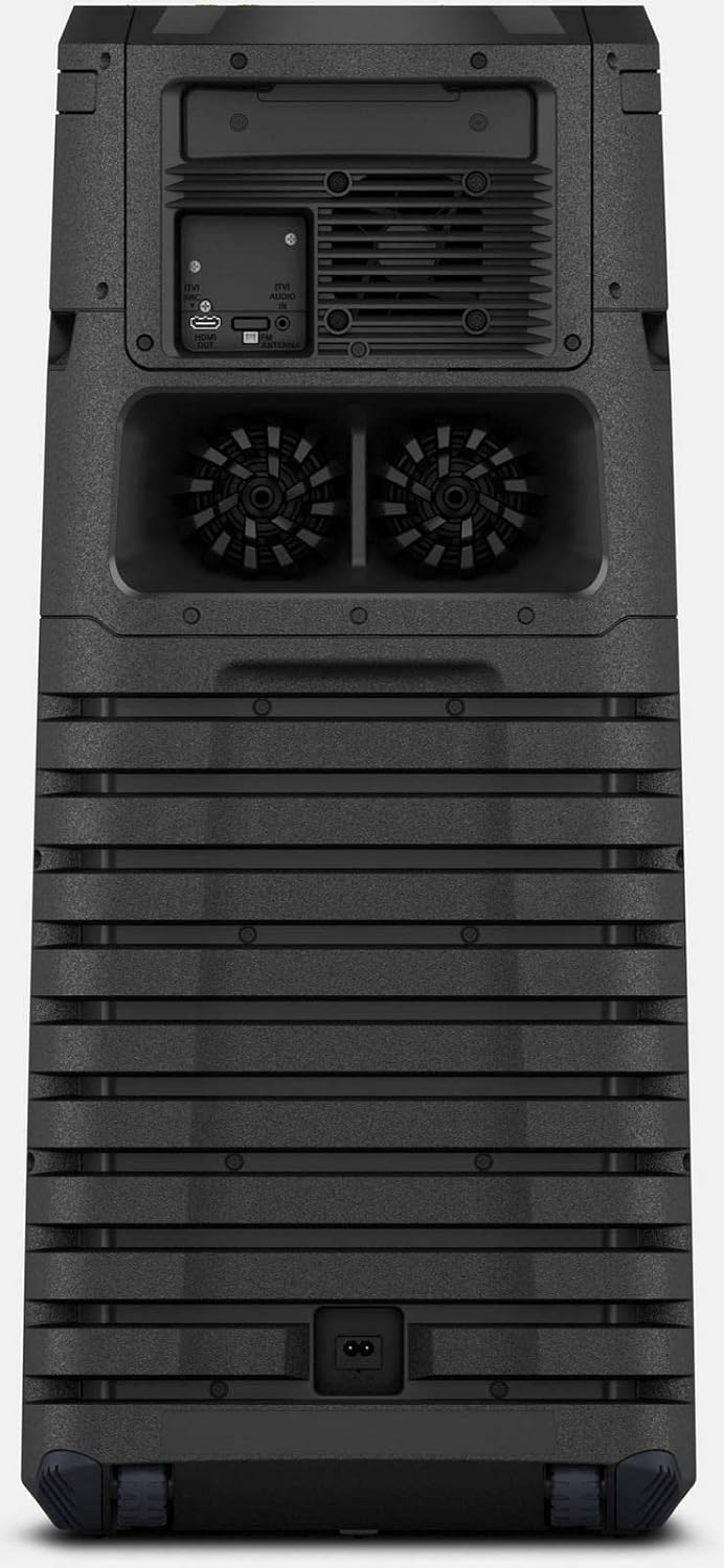 Sony MHC-V43D Bluetooth Party Lautsprecher (One Box HiFi Music System, Lautsprecherbeleuchtung, CD/D
