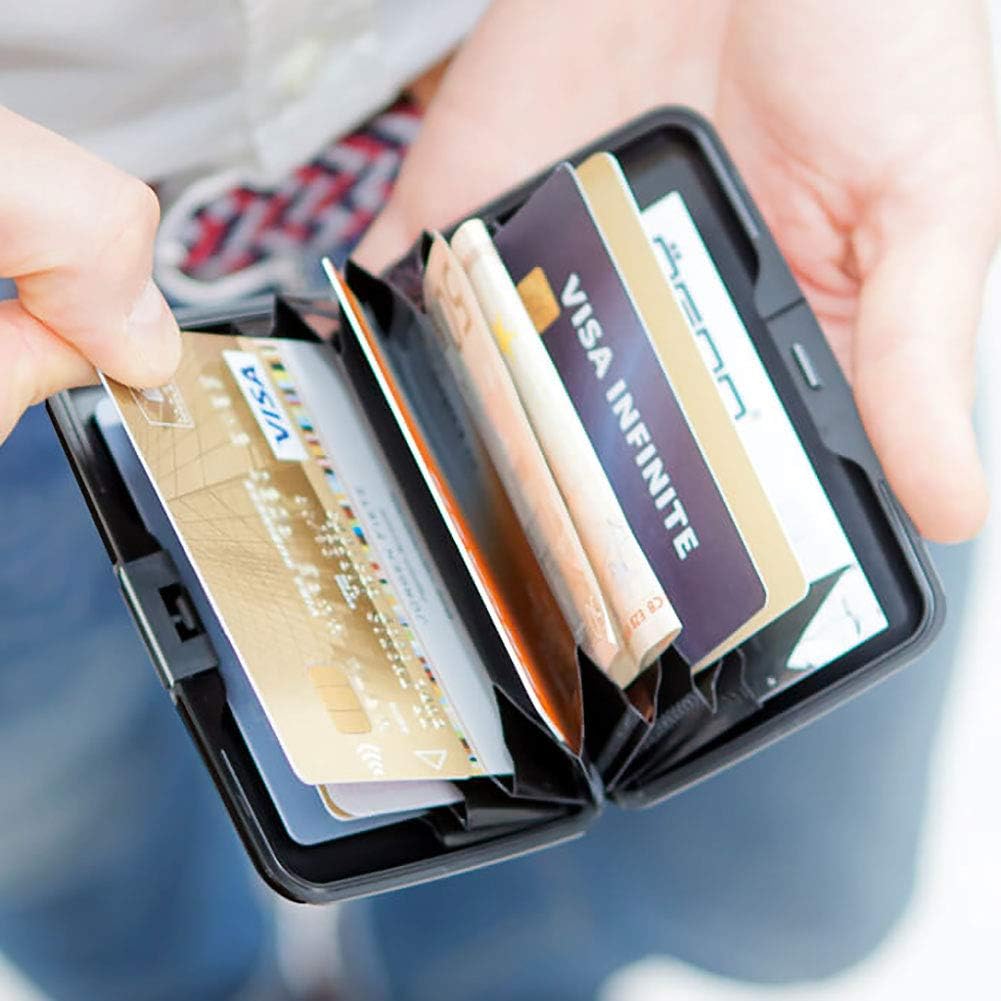ÖGON Smart Wallets - Aluminium Geldbörse Stockholm - RFID Blockierung Kartenetui - Bis zu 10 Karten