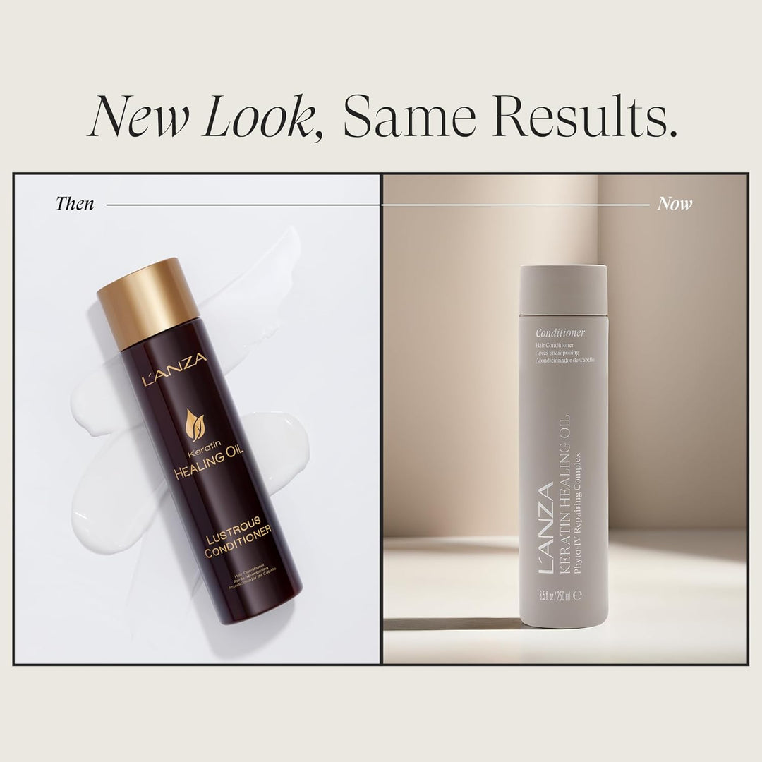 L'ANZA Keratin Heilöl Glänzender Conditioner für Geschädigtes Haar (250 ml), Nährt, Repariert, Glanz