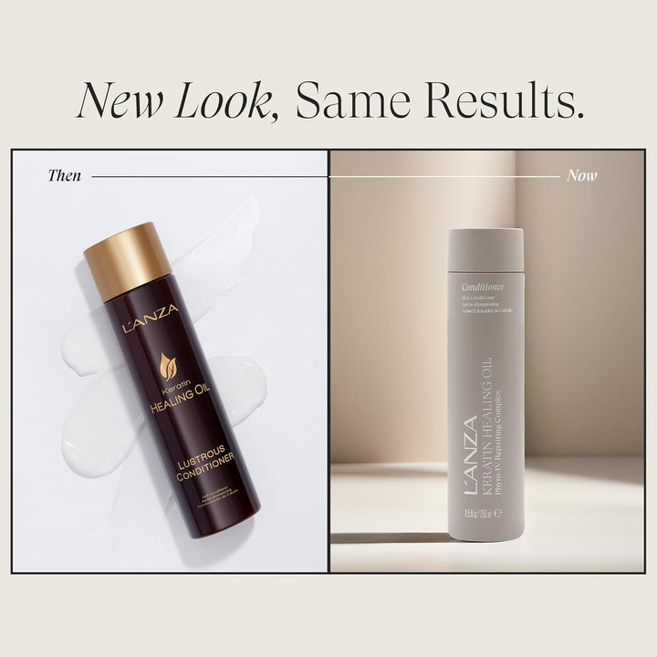 L'ANZA Keratin Heilöl Glänzender Conditioner für Geschädigtes Haar (250 ml), Nährt, Repariert, Glanz