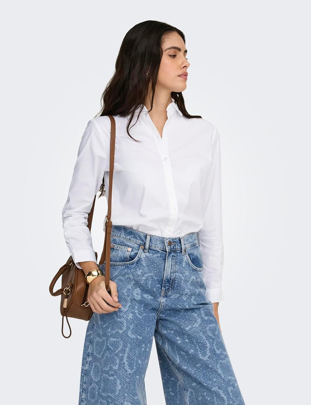 Only&JDY JDY Damen Bluse JDYMIO L/S Shirt WVN NOOS 34 Weiss (White), 34 Weiss (White)