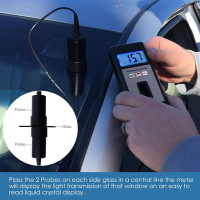 Tönungs Meter Sichtlichttransmission 18mm Dicke Handheld Tester