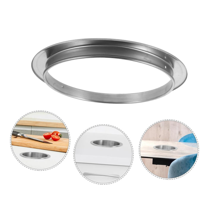 Eingelassener Edelstahl Müllschacht Ring Einfache Bedienung Langlebig Integrierbar Eingebauter Küche