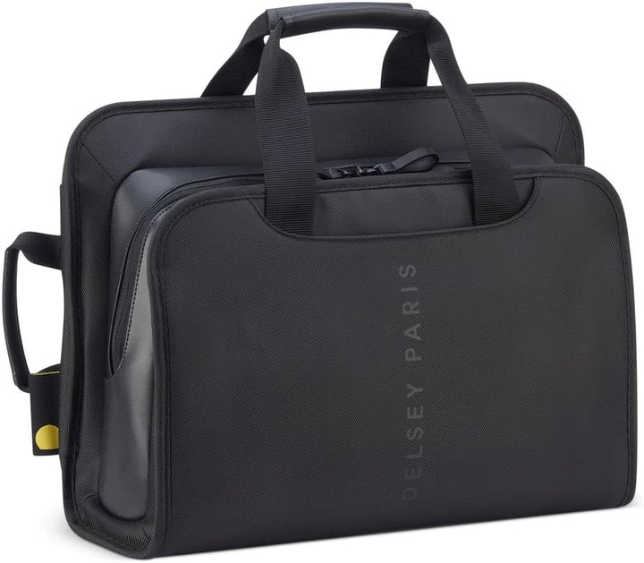 Delsey Arche - Aktentasche 2in1 15.6" 42 cm RFID Schwarz, Schwarz
