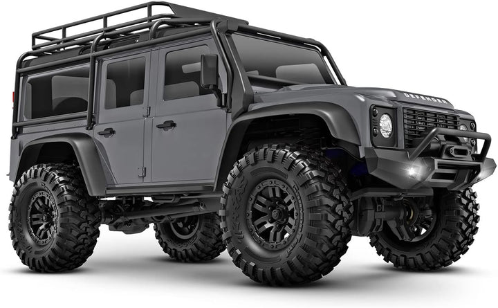 TRAXXAS TRX-4M Silber 1/18 4x4 LD Land Rover Defender Scale Crawler inkl. Akku Lader 4WD RTR