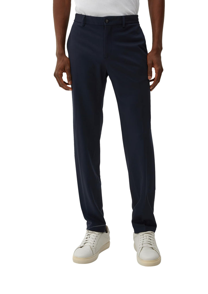s.Oliver BLACK LABEL Herren Slim: Jogg Suit-Hose Dark Blue 40
