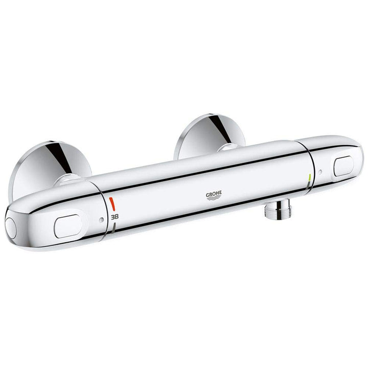 GROHE Grohtherm 1000, Duscharmatur wassersparend (Thermostat für stets konstante Temperatur, Mischba