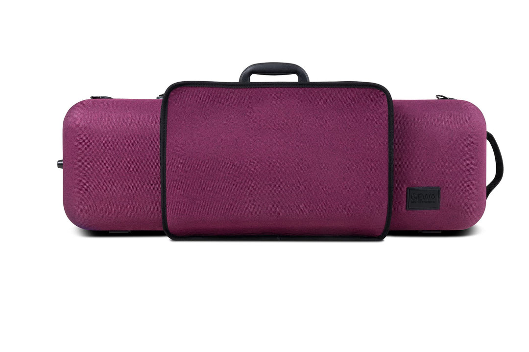 Violinkoffer BIO A 4/4 mit Notentasche, Seitengriff, verstellbare Halsauflage Farbe: violett, violet