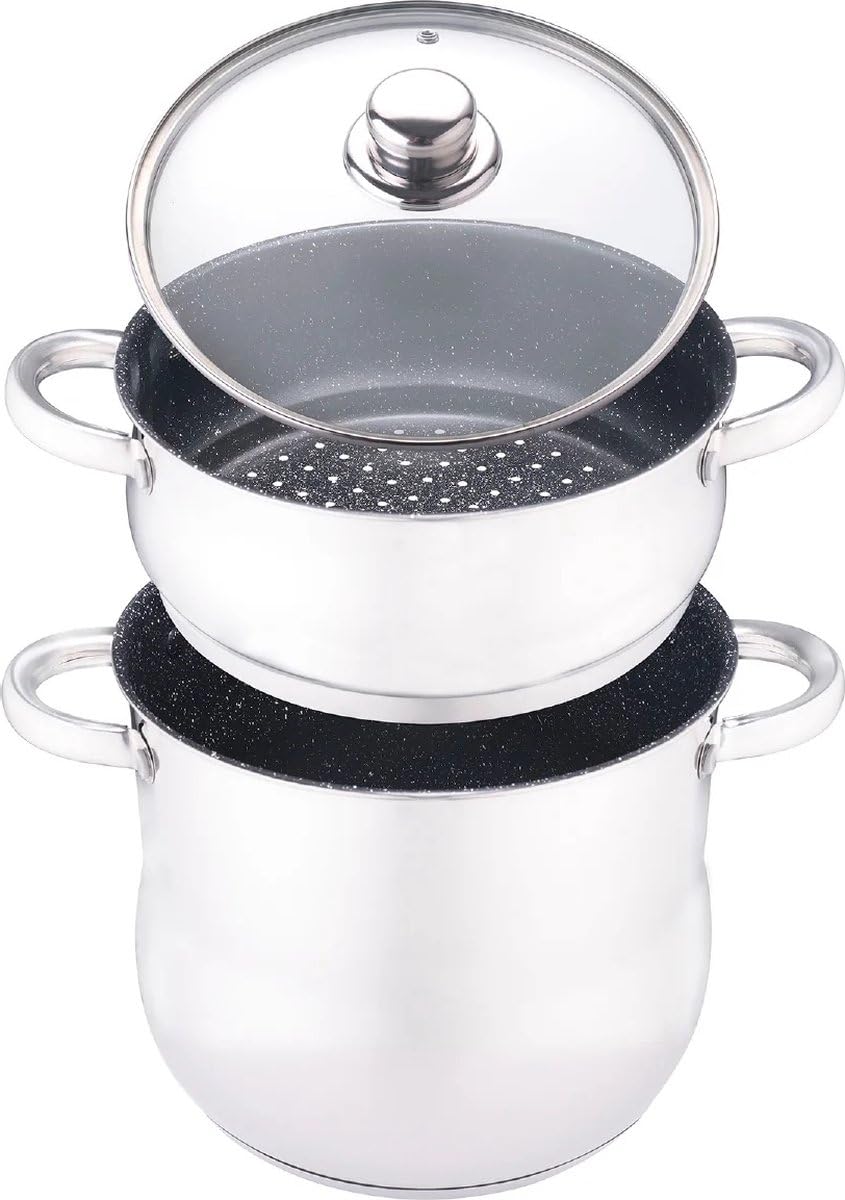 Royal Swiss Couscous-Topf aus Edelstahl (6 Liter)