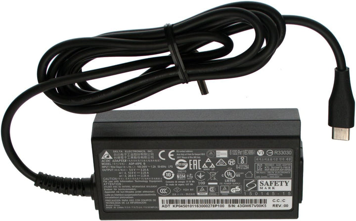 Acer Netzteil/Ladegerät 20V / 2,25A / 45W USB-C mit Netzkabel EU Swift 7 SF713-51 Serie (Original) 4