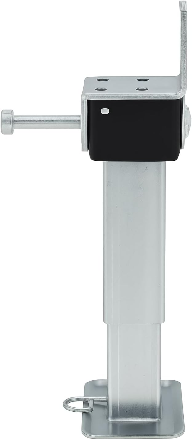 Preiswert &amp; Gut 2 STK Stützen höhenverstellbar klappbar, Stahl verzinkt 290-460 mm | Kurbelstütze Se