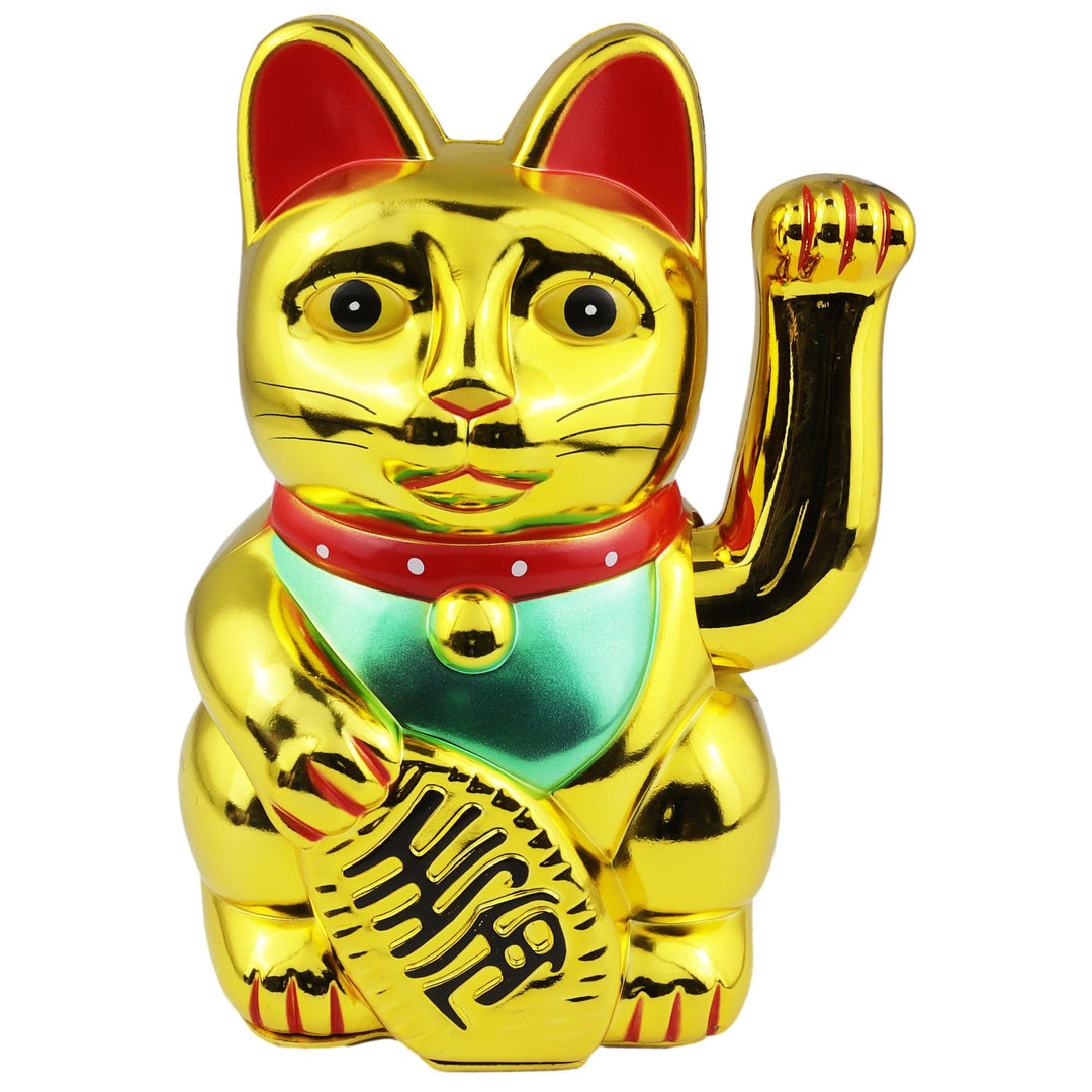 Freak Scene Glückskatze - Maneki-Neko - Winkekatze - 18 cm - Gold