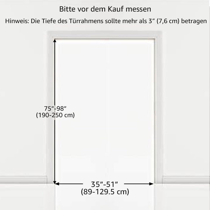 unipaws 190cm extra hohes Haustiertor, verstellbares Katzentor mit engem Spalt, ausziehbar 190–250cm