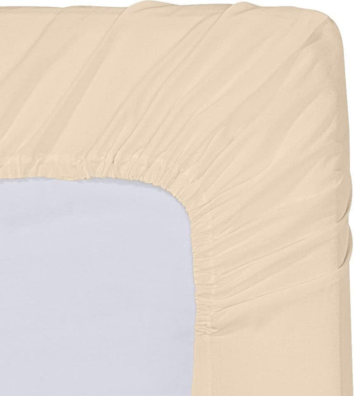 Utopia Bedding Spannbettlaken für Doppelbetten – Grosspackung mit 6 Bettlaken – weiche gebürstete Mi