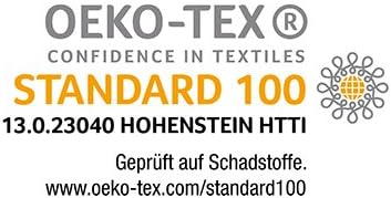 MSS® Matratzenauflage/Topper mit Noppen-Struktur und gesteppten Bezug - 80 x 200 cm - 6 cm hoch 80 x