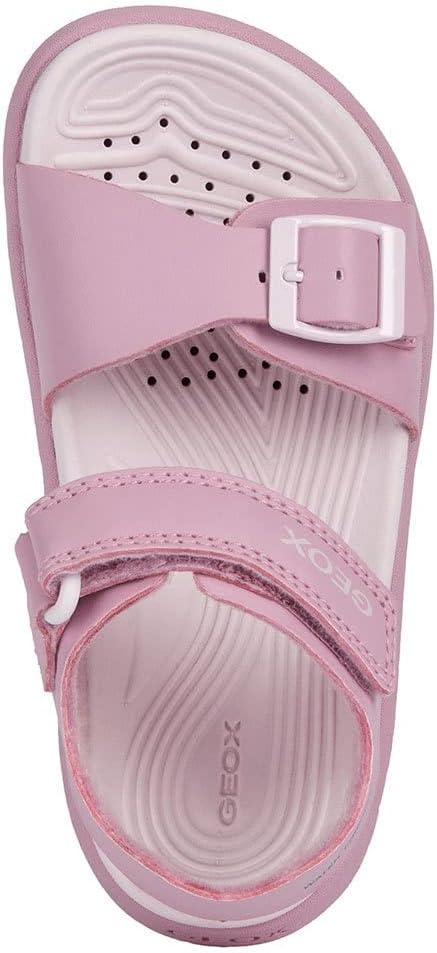 Geox Mädchen J Fommiex Gir Sandal 28 EU Dk Pink Lt Lilac, 28 EU Dk Pink Lt Lilac