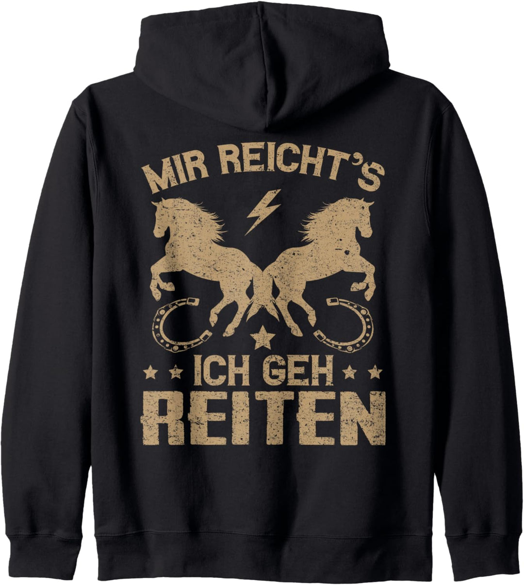 Reitersprüche Mir Reichts Ich Geh Reiten Pferde Geschenk Kapuzenjacke