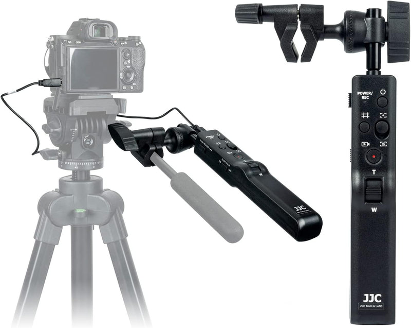 JJC Kamerastativ-Fernbedienung für Sony A7IV A7R IV A7S A7 III II A1 FDR-AX53 HDR-CX405 CX240, Unive