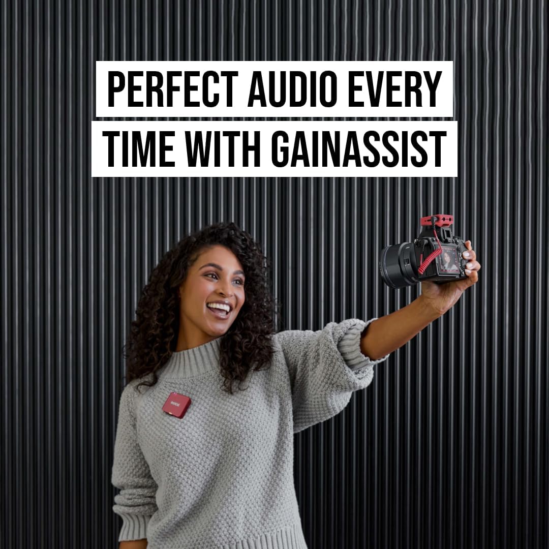 RØDE Wireless GO (Gen 3) – Kompakter kabelloser Mikrofon – Kristallklarer Klang, 32-Bit Float Aufnah