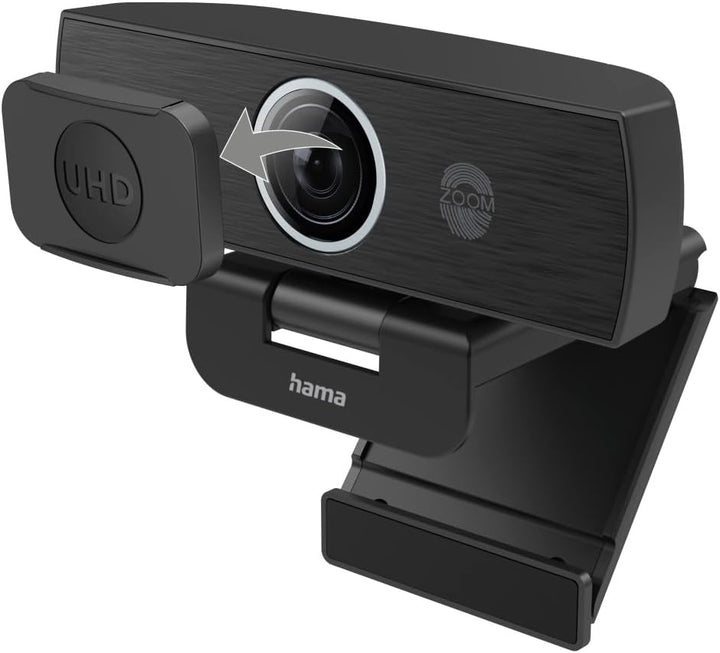 Hama Externe Kamera für Laptop (Webcam mit Mikrofon Kamera PC mit 2160p 4K Webcam TV, PS5 MacBook US