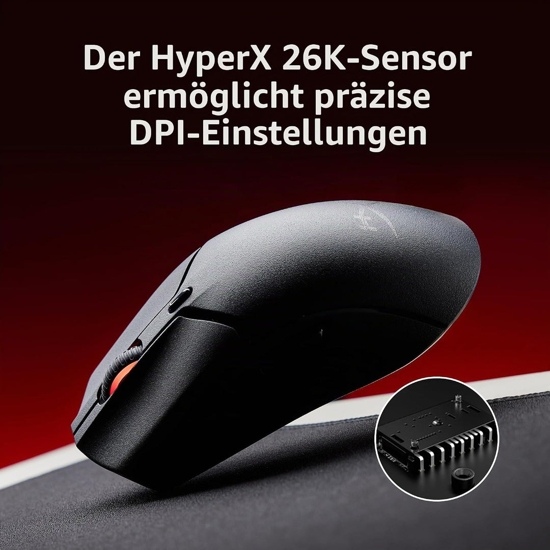 HyperX Pulsefire Haste 2 Mini Schwarz Wireless Pulsefire Haste 2 Mini, Schwarz Wireless Pulsefire Ha