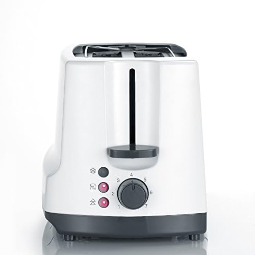 SEVERIN AT 2234 Automatik-Toaster (1.400 W, 2 Langschlitzkammern, Für bis zu 4 Brotscheiben) weiss/g