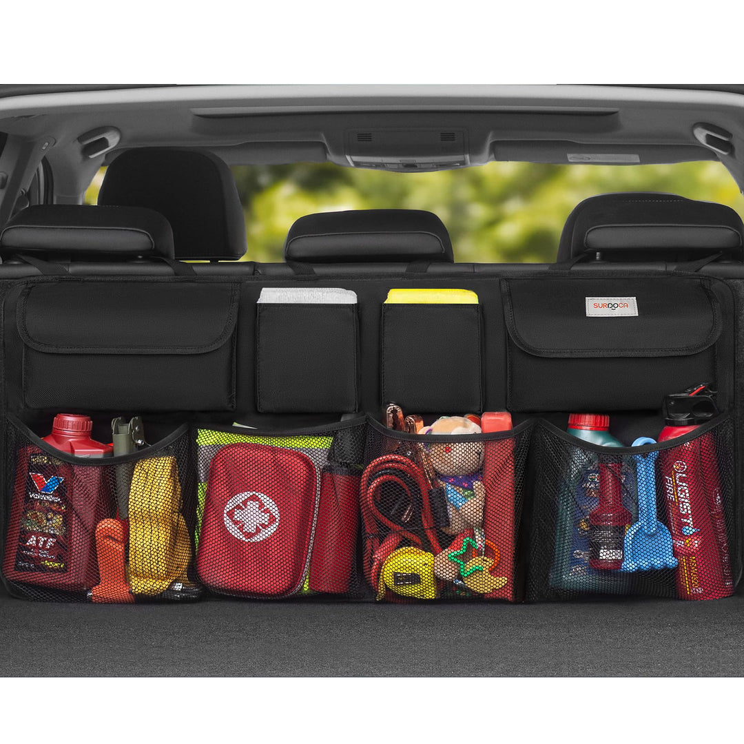 SURDOCA Auto Kofferraum Organizer für SUV, [7 Mal AKTUALISIERT] Auto Kofferraumtasche, Autozubehör I