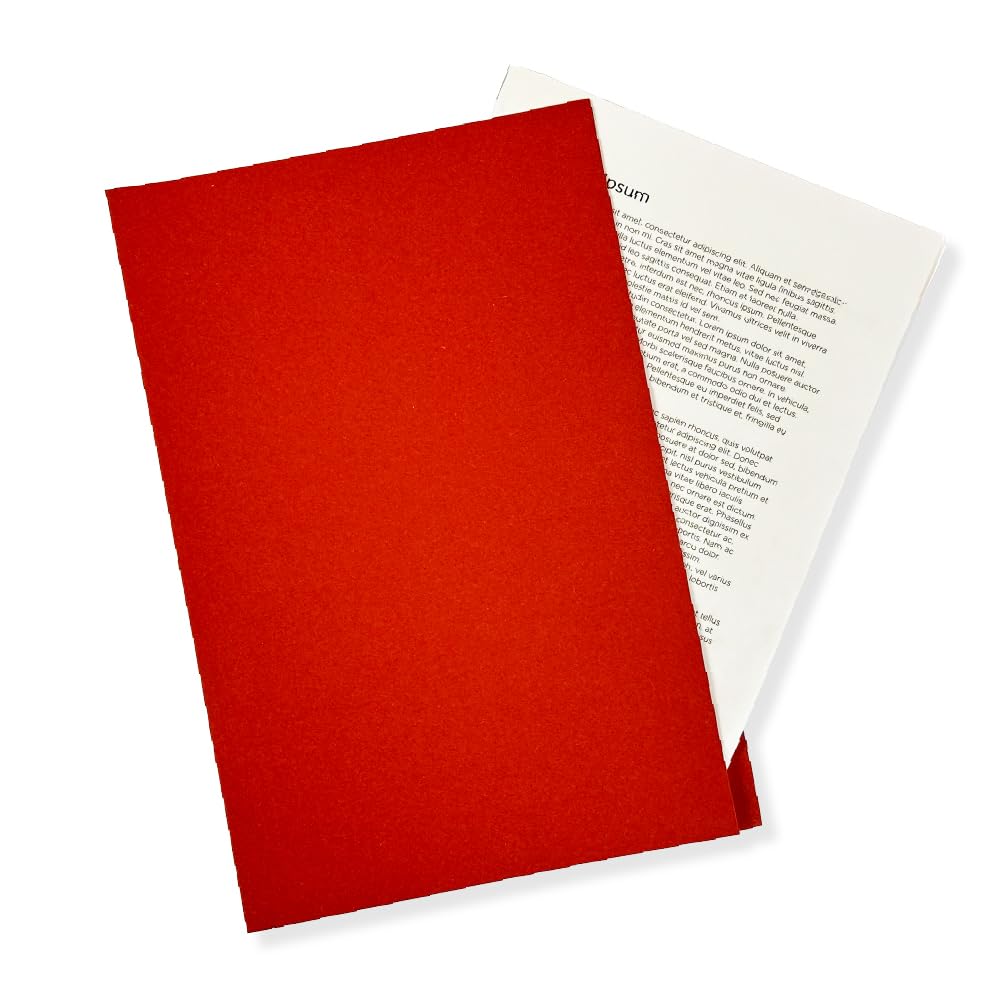Exacompta - Ref. FS315-REDZ – Guildhall – quadratischer Schnittmappe, 35 x 24,2 cm, 315 g/m², schwer