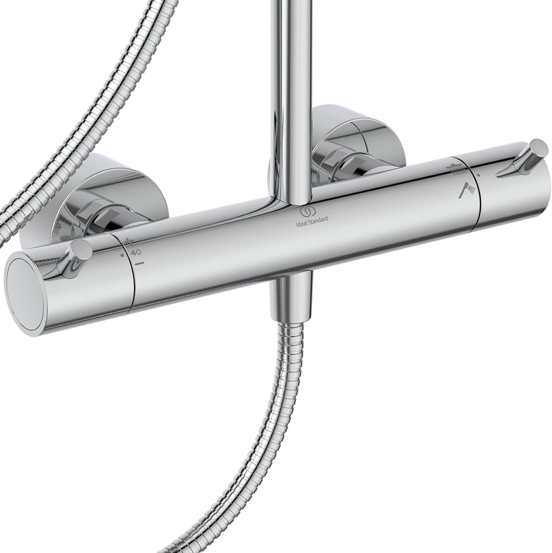 Ideal Standard A7589AA Ceratherm T100 Duschsystem Aufputz, Duschsystem