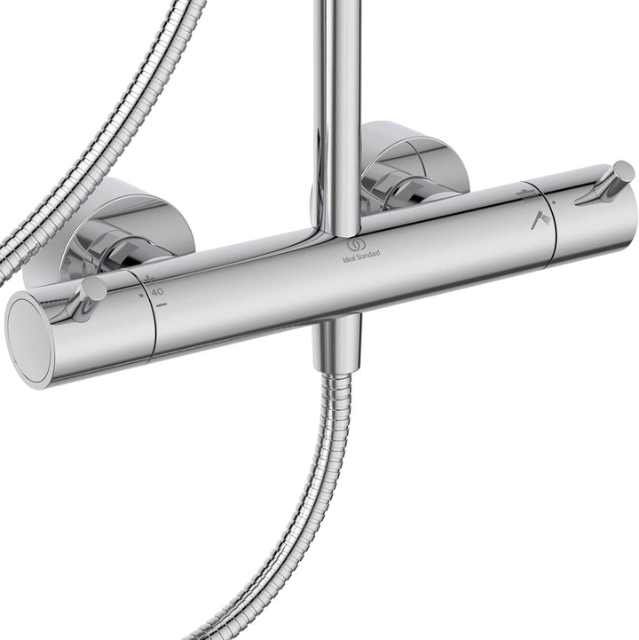Ideal Standard A7589AA Ceratherm T100 Duschsystem Aufputz, Duschsystem