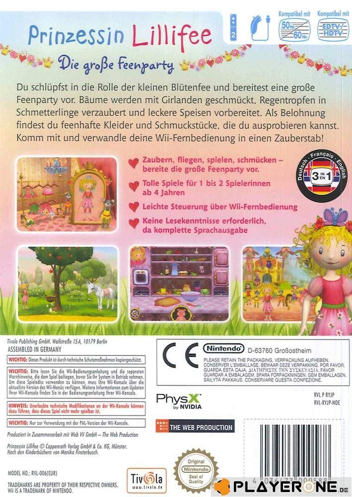 Prinzessin Lillifee - Die grosse Feenparty - [Nintendo Wii]