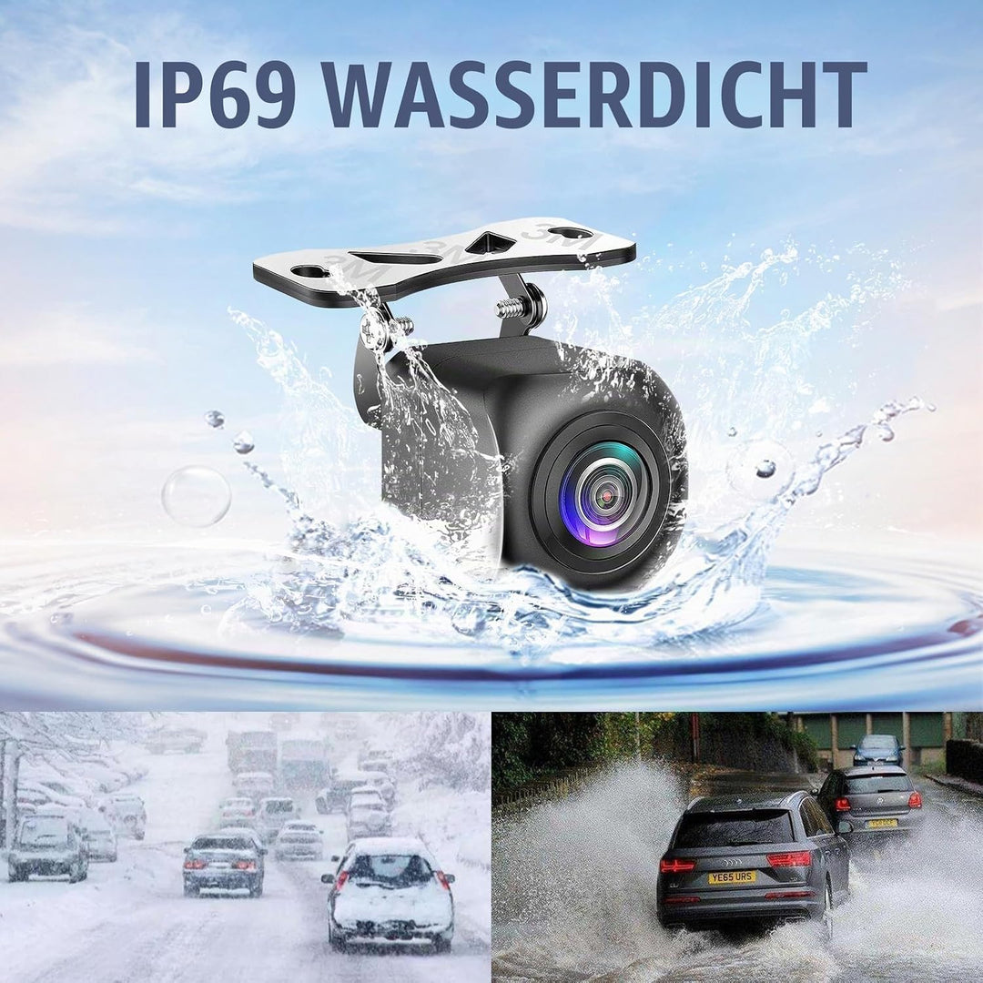 HD-Rückfahrkamera, AHD 720P Auto-Rückfahrkamera, 170° Weitwinkel, Kompatibel mit LIUIBOBU AutoRadio