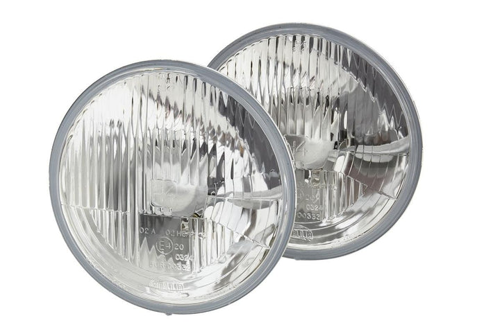 HELLA - Halogen-Hauptscheinwerfersatz - 12V - rund - Referenzzahl: 20 - Einbau - links/rechts - Set