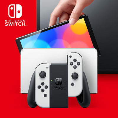 Nintendo Switch-Konsole (OLED-Modell) Weiss Weiss Konsole, Weiss Konsole