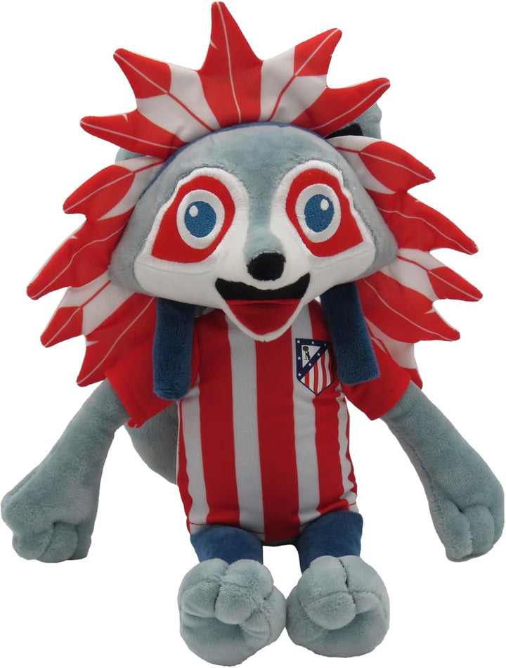 CyP Brands Atlético de Madrid, Plüschtier, Puppe, Indi, Mehrfarbig, offizielles Produkt