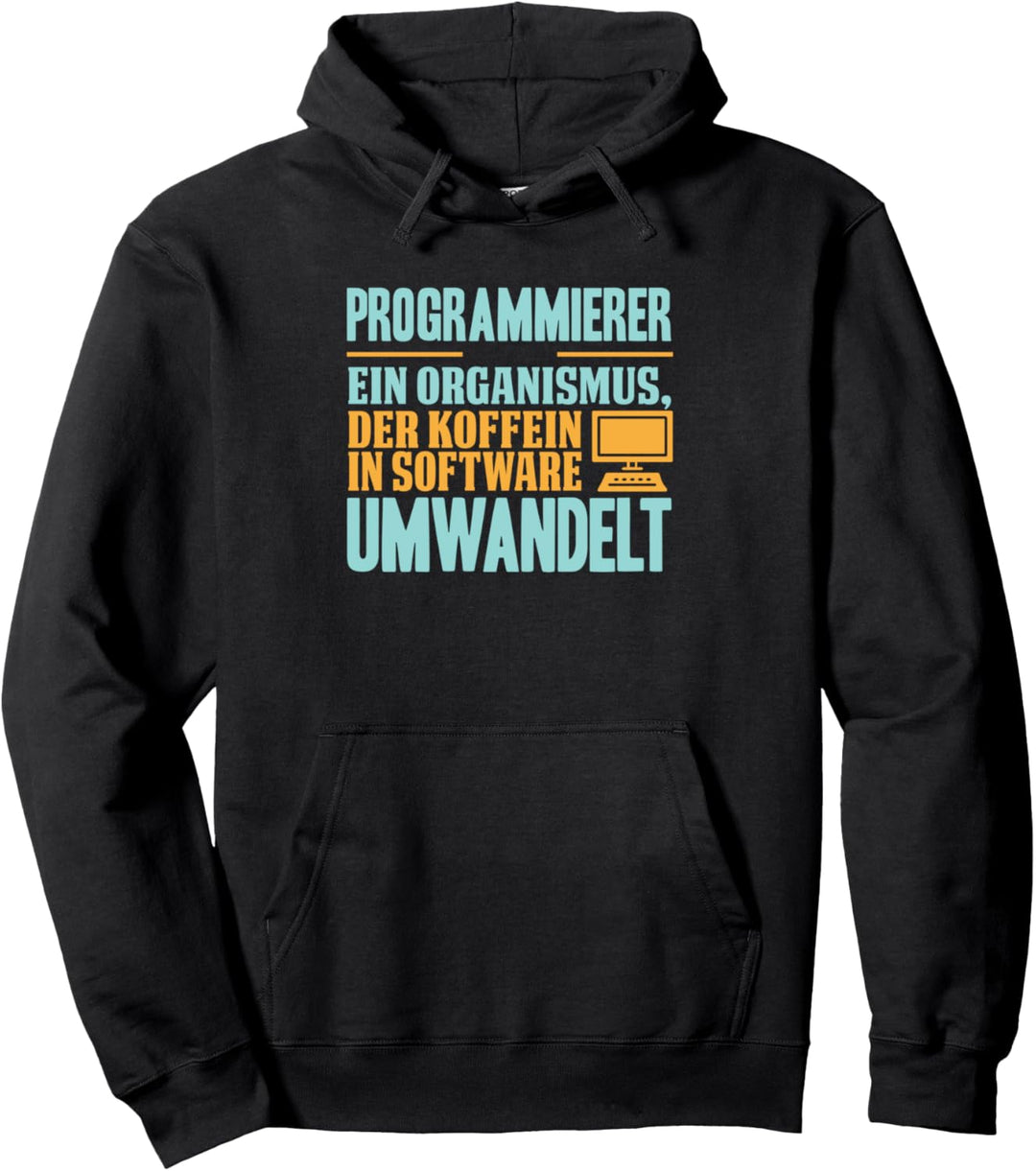 Programmierer Organismus Der Koffein In Software Umwandelt Pullover Hoodie