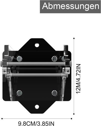 cooldac Acryl Wand Display-Ständer kompatibel mit Lego Dune 10327 Ornithopter Bausatz, individueller