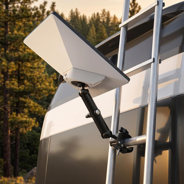 2025 Starlink Mini-Stativhalterung, Aluminiumstange Klemmadapter mit 1/4""-20 & 3/8""-16 Gewinden, 3