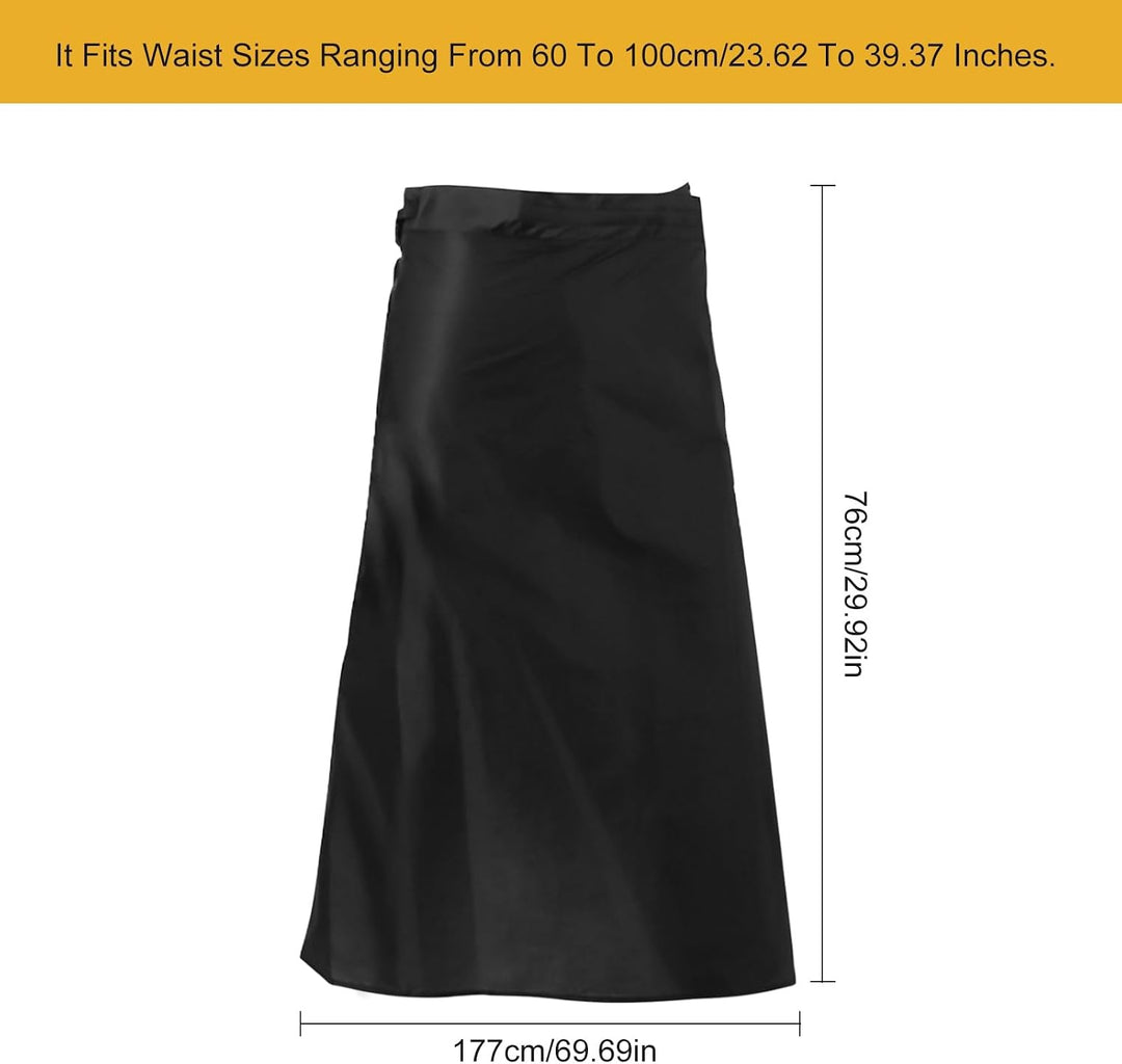 Regenrock, 15D Nylon Ultraleichter Regenrock, wasserdicht, winddicht, Kilt-Regenbekleidung, Futter m