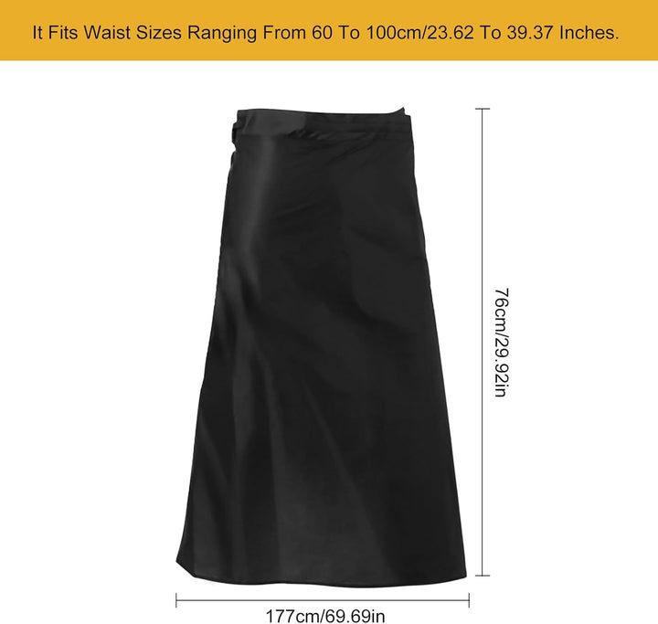 Regenrock, 15D Nylon Ultraleichter Regenrock, wasserdicht, winddicht, Kilt-Regenbekleidung, Futter m