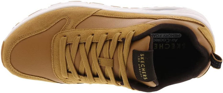 Skechers Damen Uno Sneaker 39 EU Whiskey Leather Pu Trim, 39 EU Whiskey Leather Pu Trim