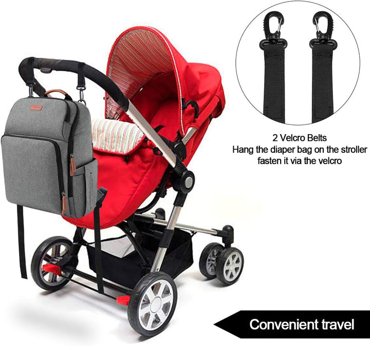 NEWHEY Wickelrucksack für Babys, wasserdicht, grosse Kapazität, Reisetasche, multifunktional, Rucksa