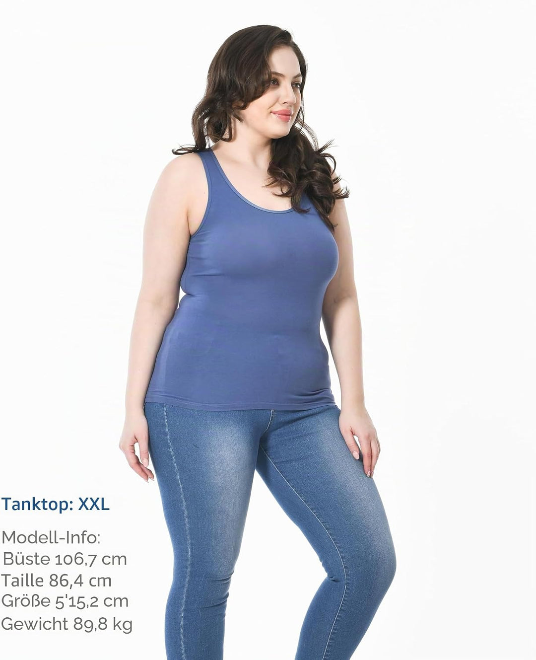 Comfneat Damen 4-Pack Tank Tops Stretch Baumwolle Elasthan Bequeme Unterhemden S Color-set-7 4-pack,