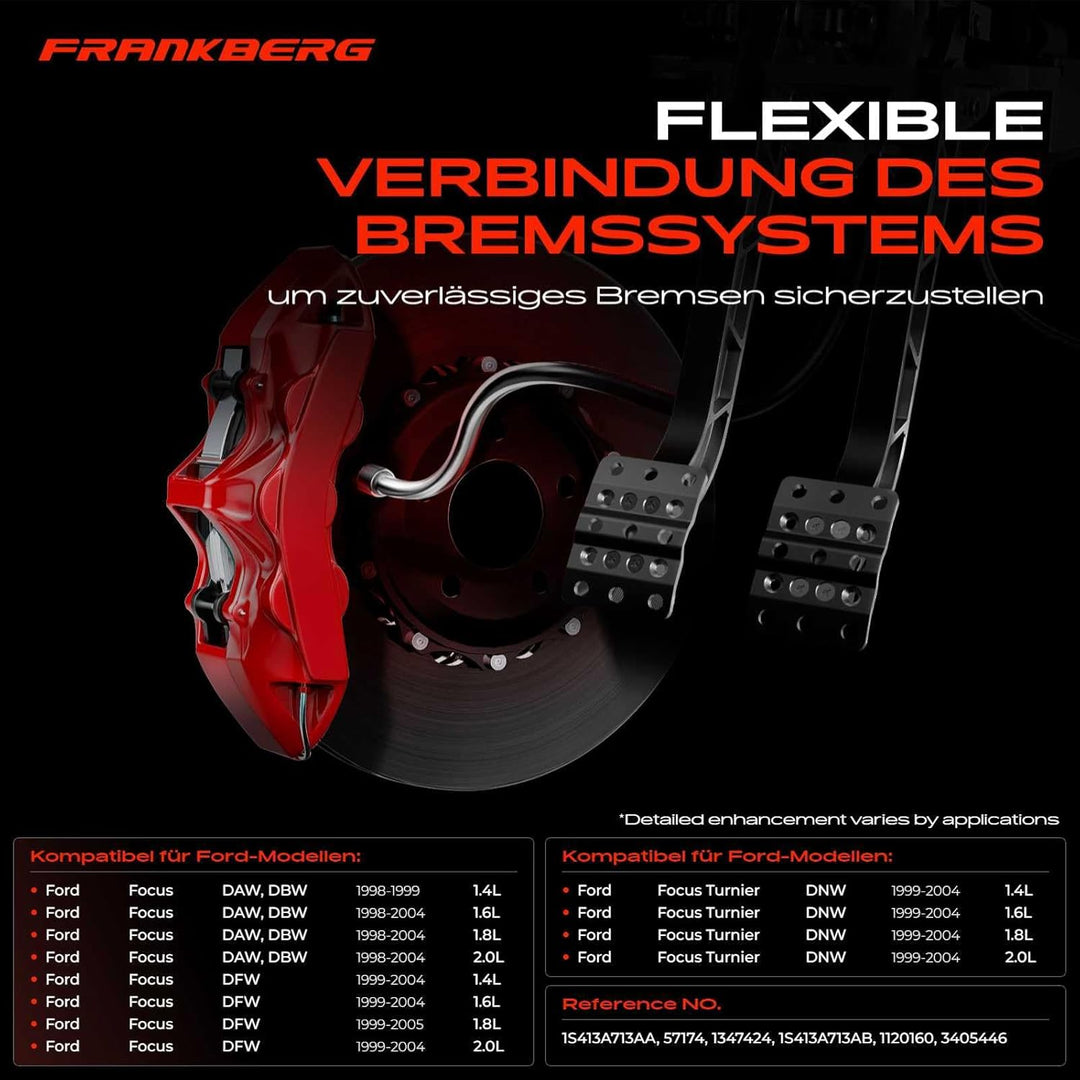 Frankberg Ausgleichsbehälter Schlauch Kompatibel mit Focus DAW DBW 1.4L-2.0L 1998-2004 Focus Stufenh