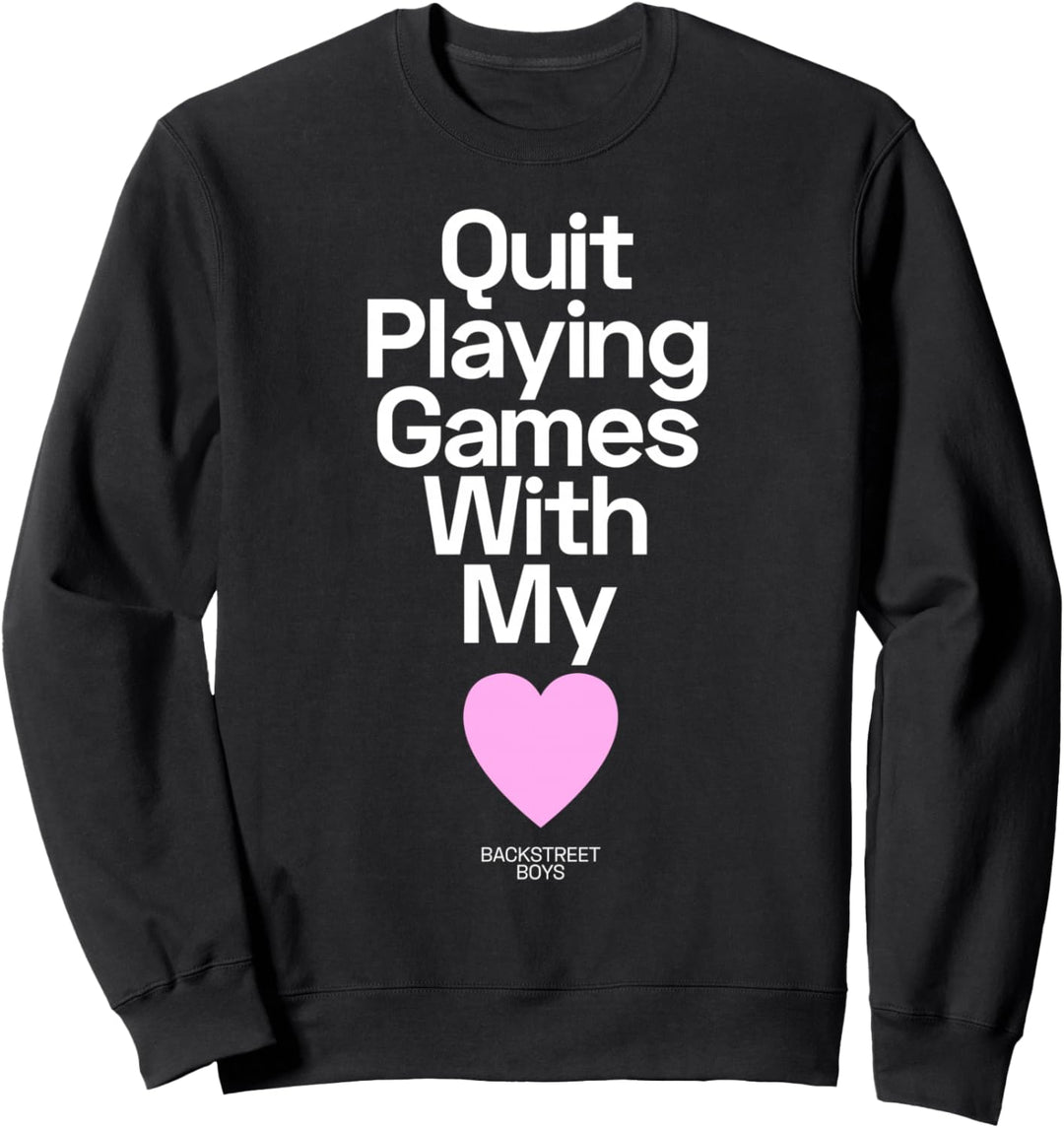 Backstreet Boys – Quit Playing Games Heart Sweatshirt