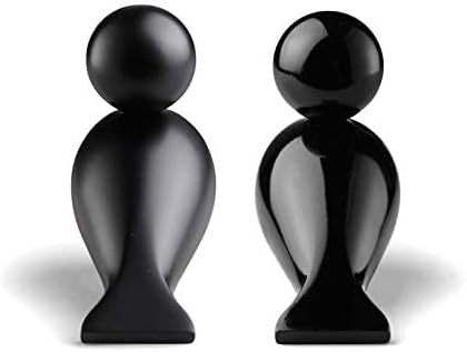 Kay Bojesen Unzertrennliche 1 Paar Figuren 9 cm Singvögel, schwarz Scharz, Scharz